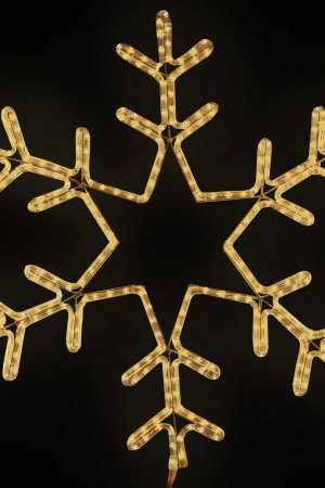 Светодиодная фигура Снежинка Путеводная Звезда 80 см., тепло белое свечение, IP54, LTC (LC-13056)