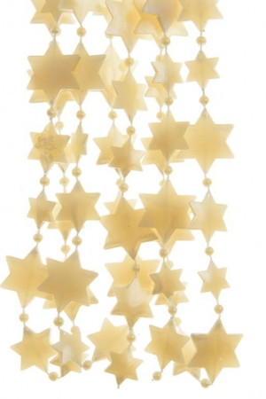Бусы пластиковые Звезды 2.6*270 см., жемчуг, Kaemingk (000468)