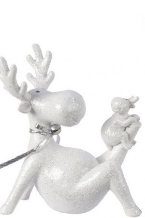 Керамическое украшение Счастливое семейство - Лосенок на ноге 6,5*15*15 см, Kaemingk (530222/1)  