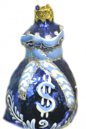 ФУ-230/Р Ёлочное украшение &quot;Денежный мешок &quot; h-10 см., Коломеев