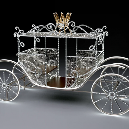 Светодиодная фотозона Карета Короля 260 см., Сад Радости (SR117)