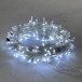 Светодиодная гирлянда 20 м., 200 холодных белых LED ламп, 24V., прозрачный силиконовый провод, IP65, Beauty Led (EST200-10-1W)