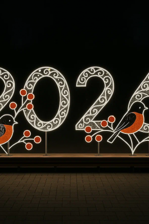 Светодиодные цифры &quot;2026&quot; 200 см., Сад Радости (SR019)