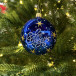 Ёлочное украшение Лошадка 90 мм., синий, стекло, Ёлочка (С1151/3)