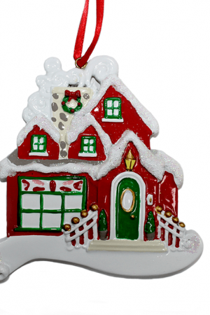 Украшение&quot;Новогодний домик&quot;12*13*2 см. (PO1106)