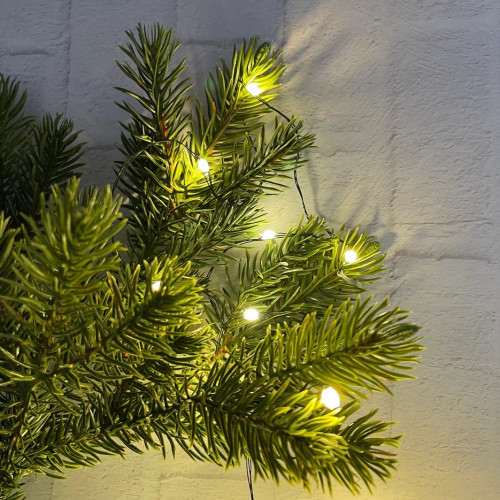 Гирлянда Капли 150 теплых белых макро ламп, 1500 см., 8 режимов, Christmas DeLuxe (87633)