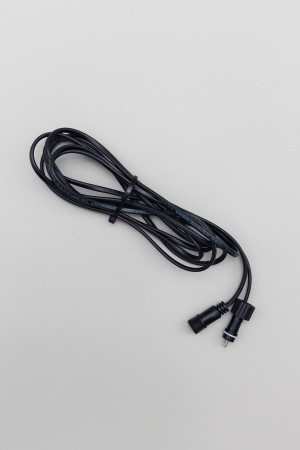 Соединитель 3 м. для нитей 24В. без возможности управления, провод черный ПВХ, IP65, LTC (SLL3m-11-1)