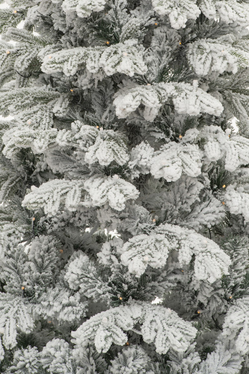 Искусственная елка Аляска заснеженная 300 см., 880 теплых белых LED ламп, литая+пвх, ЕлкиТорг (149300)