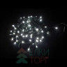 Светодиодная нить 7 м., 220V, 100 холодных белых LED ламп, контроллер, черный провод, Winner Light (w.01.5B.100-)
