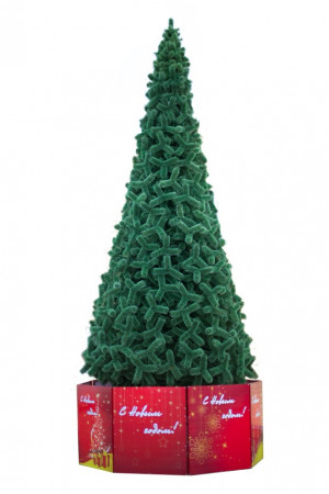 Уличная искусственная сосна Альпийская зеленая 5 м., ствольная, Леска, Green Trees (GT5ALES)