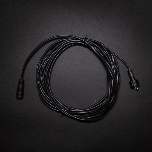 Соединитель 5 м. для нитей 24В. без возможности управления, провод черный ПВХ, IP65, LTC (SLL5m-11-1)