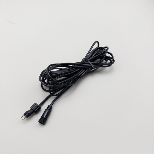 Соединитель 5 м. для нитей 24В. без возможности управления, провод черный ПВХ, IP65, LTC (SLL5m-11-1)