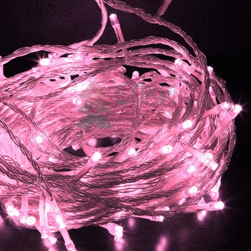 Комплект гирлянды на деревья с контроллером 60 м., 3 луча по 20 м, 600 LED ламп светло розового цвета, Beauty Led (KDD600C-10-1BP)