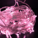 Комплект гирлянды на деревья с контроллером 60 м., 3 луча по 20 м, 600 LED ламп светло розового цвета, Beauty Led (KDD600C-10-1BP)