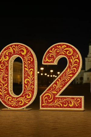 Светодиодные цифры &quot;2026&quot; 200 см., Сад Радости (SR022)