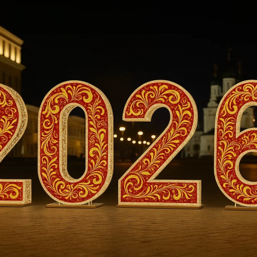 Светодиодные цифры &quot;2026&quot; 200 см., Сад Радости (SR022)