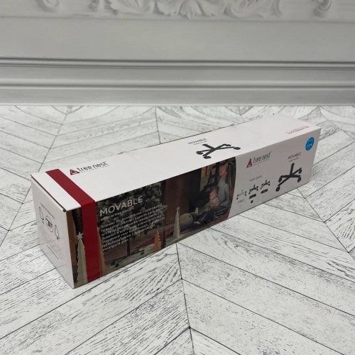 Подставка для елки металлическая на колесиках 42-59 см., Christmas DeLuxe (89818)