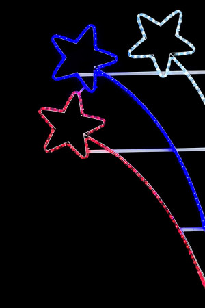 Светодиодная консоль Три кометы 90*140 см., триколор, LTC (SKL7-220RBW)