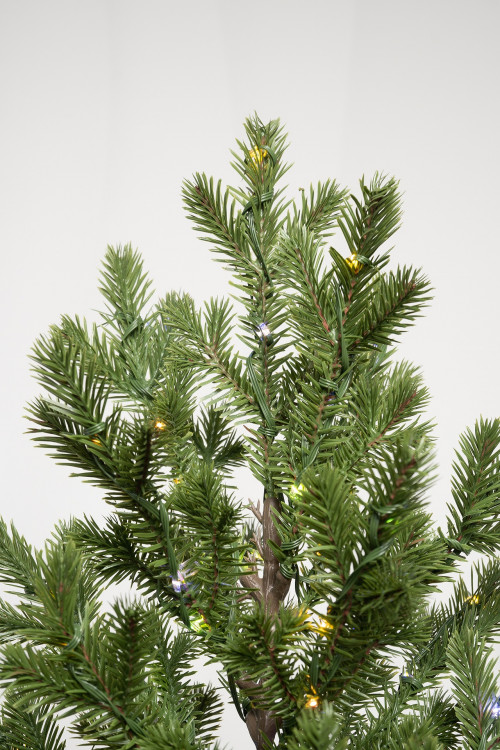 Искусственная елка Измайловская 210 см., 100% литая хвоя, 1500 мульти LED ламп, 10 режимов, Елкиторг (57210)