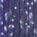 Светодиодный занавес Sealed 1*3 м., 220V., 300 холодных белых LED ламп, черный каучук, Beauty Led (LL301-1-2W)