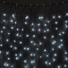Светодиодный занавес Sealed 1*3 м., 220V., 300 холодных белых LED ламп, черный каучук, Beauty Led (LL301-1-2W)