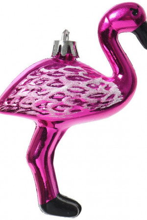 Елочное украшение Фламинго 3*8*11 см, пластик, Kaemingk (027667)