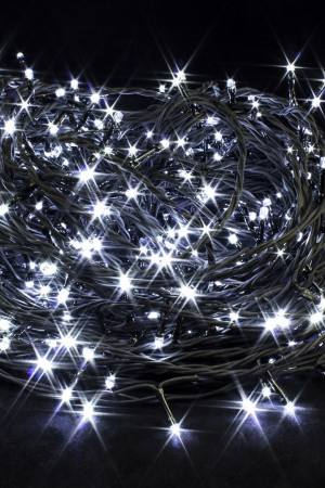Светодиодная нить 40 м., 400 холодных белых LED ламп, c эффектом мерцания, Winner (W.01.6B.400+)