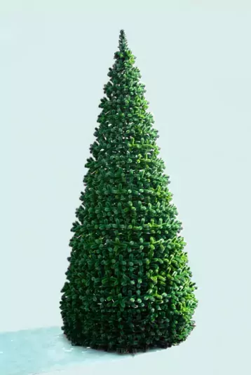 Уличная сосна Уральская зеленая 19 м., каркасная, Леска, Green Trees (GT19URLES)