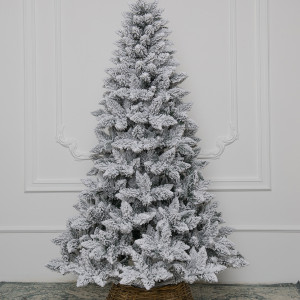 Искусственная елка Славянская заснеженная 210 см., мягкая хвоя, ЕлкиТорг (202210)