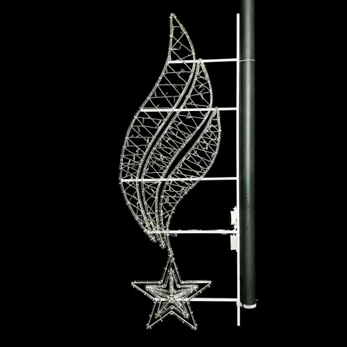 Светодиодная консоль Звезда с Российским Флагом 60*200 см., Триколор, LTC (LC-13407)