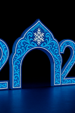 Светодиодные цифры &quot;2026&quot; 200 см., Сад Радости (SR024)