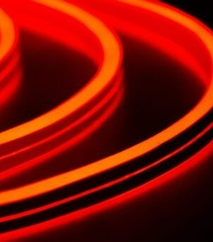 Гибкий Неон двусторонний 50 м., красный, 8*16 мм., 24 В, TeamProf (TPF-FX816D-120-24V-W/R)