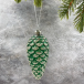 Елочное украшение Шишка Царская 14х6 см., стекло, 1 шт., Christmas DeLuxe (88852)