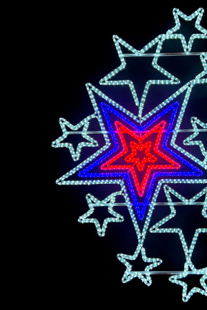 Светодиодная Консоль Звездное Сияние 120*210 см, триколор, LTC (LС-13400)