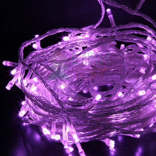Комплект гирлянды на деревья с контроллером 60 м., 3 луча по 20 м, 600 LED ламп лилового цвета, Beauty Led (KDD600C-10-1L)