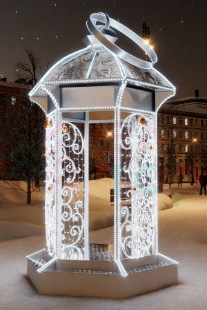 Светодиодная фотозона Фонарь желаний серебряный 4.06 м., Conso (3DGR630) 