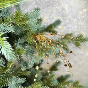 Ветвь Россыпь кристаллов медно-золотая 56 см., 1 шт., Christmas DeLuxe (86614)