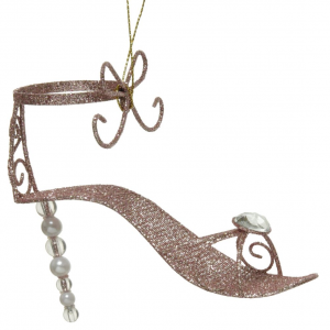 Украшение туфелька Кокетка 13*9 см., розовый, 1 шт., Kaemingk (020557/3)