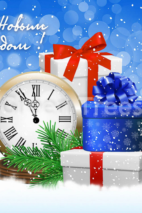 Комплект ограждений для каркасных елок высотой 22 м. - 28 щитов 1,05*1,8 м., подарки, Green Trees (GT22OGKPOD)