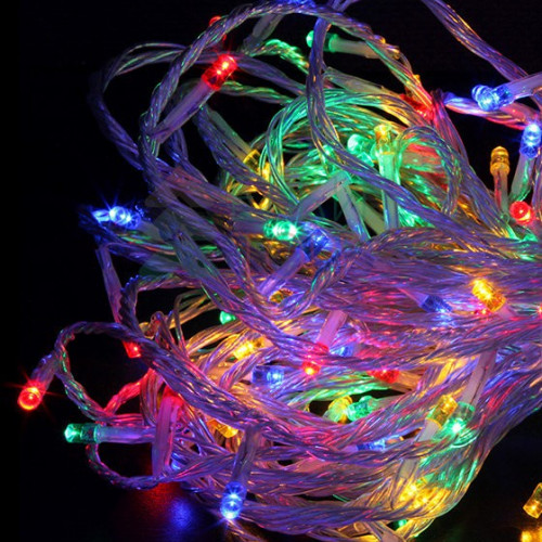 Комплект гирлянды на деревья с контроллером 60 м., 3 луча по 20 м, 600 разноцветных LED  ламп , Beauty Led (KDD600C-10-1M)