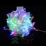 Светодиодная нить 13.5 м., 220V, 200 разноцветных LED ламп, контроллер, прозрачный провод, Winner Light (m.01.5T.200-)