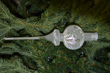 Верхушка &quot;Бархатистая&quot; h-28 см., стекло, в подарочной упаковке, Батик (КВ-1258)