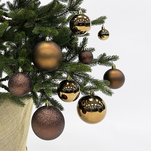 Набор пластиковых шаров Гамма 46 шт., шоколадный, House of seasons (84683)