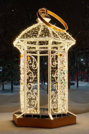 Светодиодная фотозона Фонарь желаний золотой 4.06 м., Conso (3DGR630-i91)