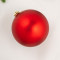 Шар пластиковый матовый 150 мм., красный, ЕлкиТорг (150518)