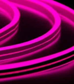 Гибкий Неон двусторонний 50 м., розовый, 8*16 мм., 24 В, TeamProf (TPF-FX816D-120-24V-W/P)