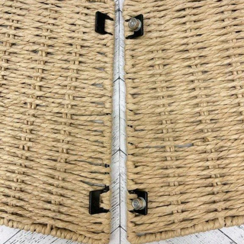 Джутовая корзина под елку 26,5х61х72 см., разборная , Christmas DeLuxe (89816)