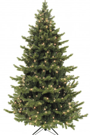 Елка Шервуд Премиум с лампами 500 см., 2584 LED ламп, литая хвоя+пвх,Triumph Tree (73151)