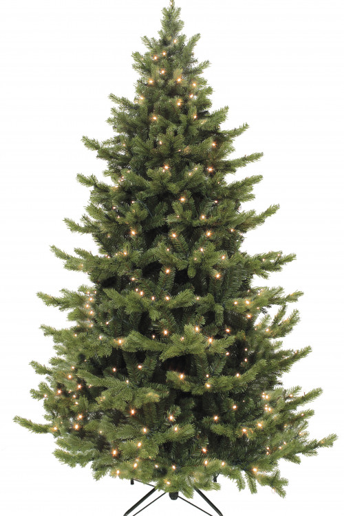 Елка Шервуд Премиум с лампами 500 см., 2584 LED ламп, литая хвоя+пвх,Triumph Tree (73151)