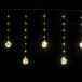 Светодиодная бахрома Шарики со светлячками 3*0,7 м., 10 теплых белых LED ламп, Winner (ww.02.4T.10L-8ball)